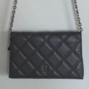 MARC JACOBS QUILTED WALLET ON A CHAIN